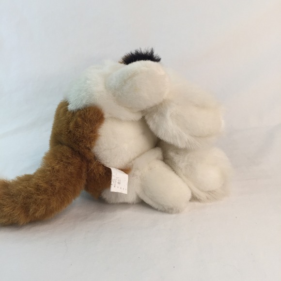 DGE Corp Saint Bernard Puppy Dog Plush 10 Inch White Brown Vintage 1998 - Picture 5 of 7